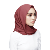 Azra Semi Instant Scarf in Red Cherry